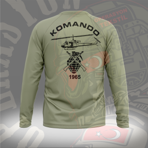 BOLU 2`NCİ KOMANDO TUGAY KOMUTANLIĞI UZUN KOLLU TİŞÖRT